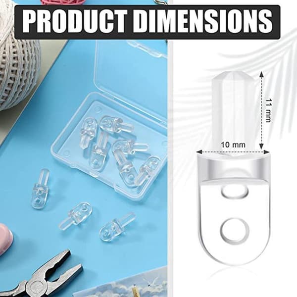 8 stk. hardware-tryllespids reparationstryllepind til ødelagt vandret blind hardware