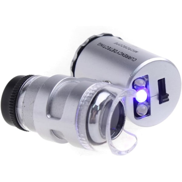 Mini belyst juvelerlupe x 60