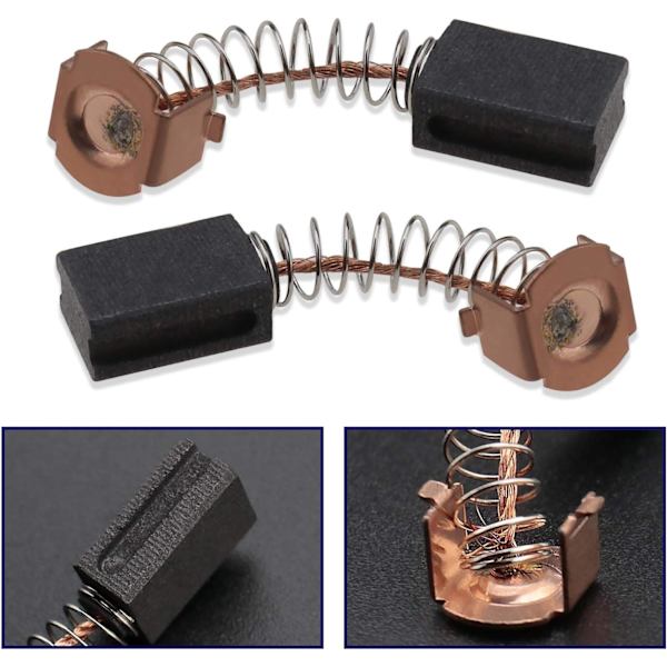 2 par motor kolborstar 12 x 8 x 5mm Kompatibel med WS125 B