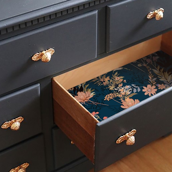 DIY sömlös skarv tapet i skoskåp DIY självhäftande