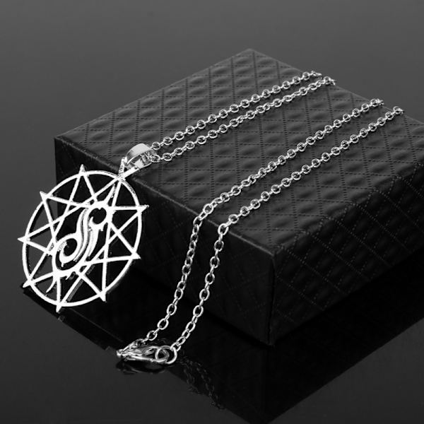 Smycken Slipknot Halsband ihålig stjärna hänge