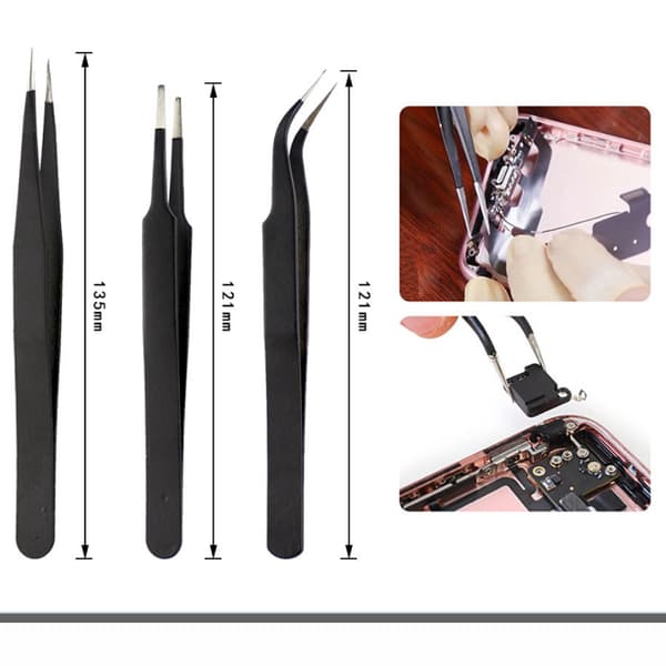 Precisionsbitssats, bitssats med 64 bitar (4 mm) och bithållare, precisionsskruvmejsel för smartphone, dator, glasögon