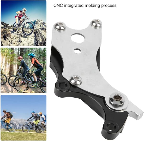Adapter til cykelskivebremse, konverter i aluminiumlegering til cykelskivebremse