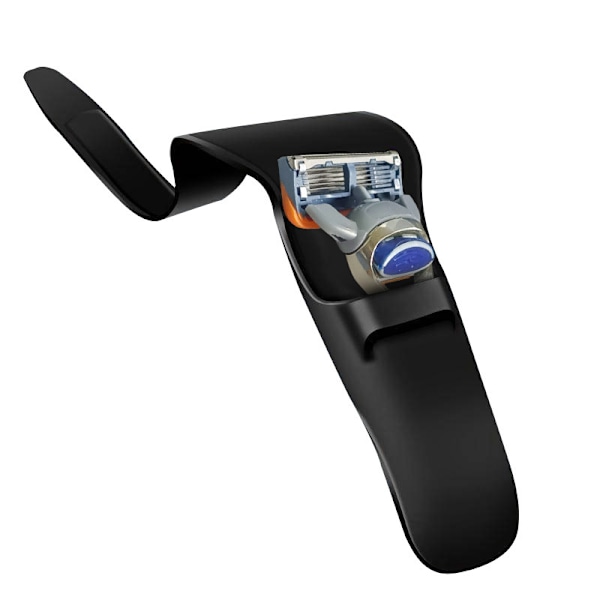 Razor Beskyttelsesetui, Silikon Razor Beskyttelsesetui, Razor Beskyttelsesdækning, Læder Beskyttelsesdækning til Sikkerhedsskravere, Sort