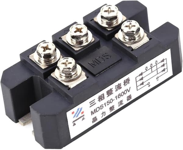 MDS 150 A 1600 V Trefaset Diodebro-retter
