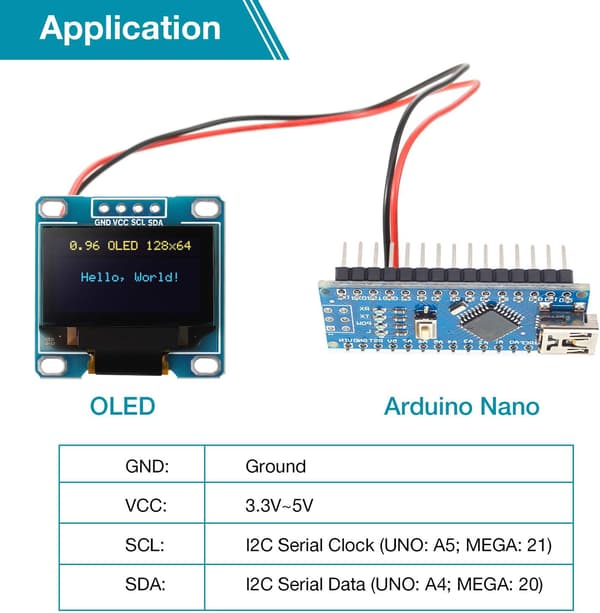 5 stk. 0,96 tommer OLED-modul 12864 128x64 selvlysende displaykort Se