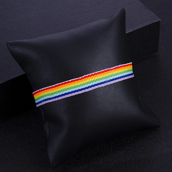 6 stk regnbuearmbånd for menn, armbånd for gutter, Lgbt regnbue