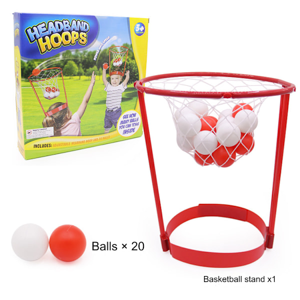 Hodebøyle basketball partyspill for barn og voksne, justerbar B