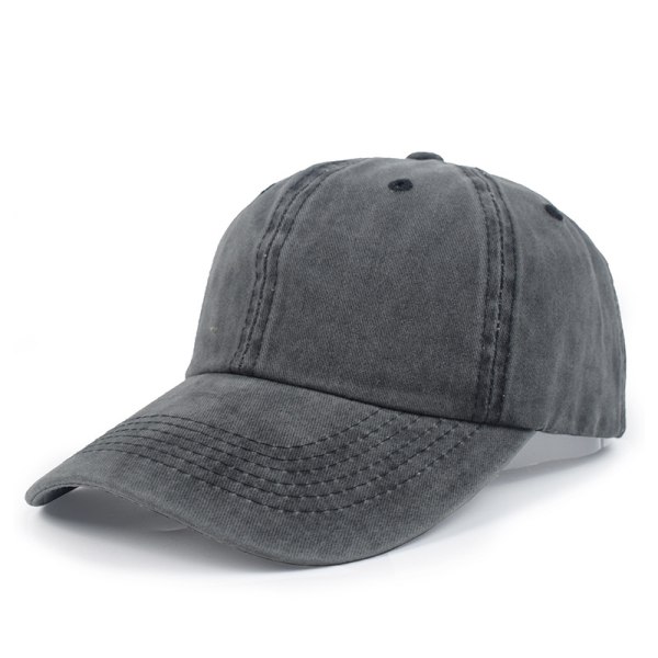 100% bomull Pigment färgad lågprofil pappa hatt Six Panel Cap