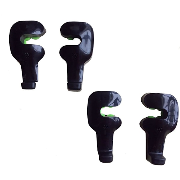 Set of 4 Car Headrest Storage Hooks