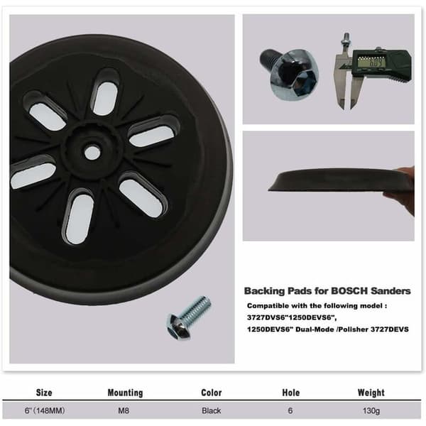 150 mm slippaplatta - För Bosch excenterslip GEX 150 AC,