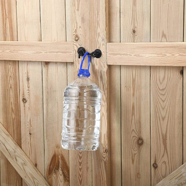 4\" Privacy Hook og Easy Lock Øjelås til Ladeport, Sort - 2