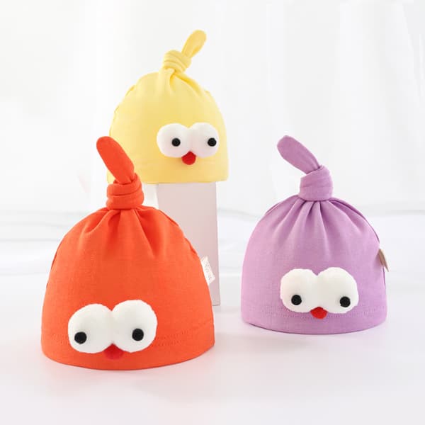 3-pack Baby Knotted Beanie Hat för nyfödda