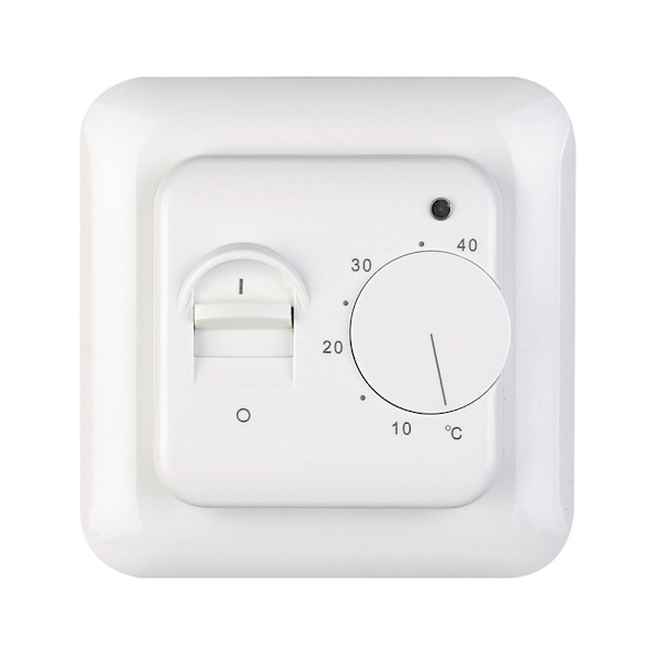 Manuell elektrisk golvvärme termostat med AC 220V sensor
