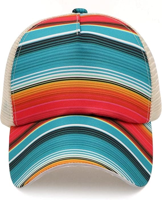 Dam Ponnytail Hög Messy Bun Mössor Distressed Baseball Caps Unco