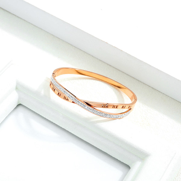 Armband för kvinnor, armbandtillbehör, titanstål, armband för kvinnor
