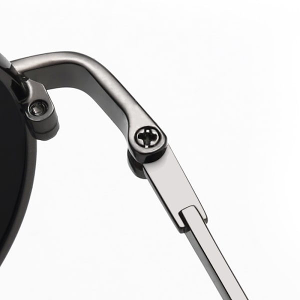 Premium Militär Stil Klassiska Aviator Solglasögon Polariserad UV-skydd Svart