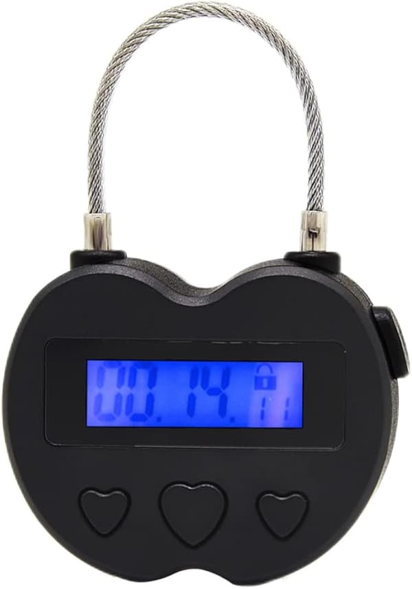 Timerhänglås LCD-display Tidlås USB Timing Steglås USB-lås Multifun