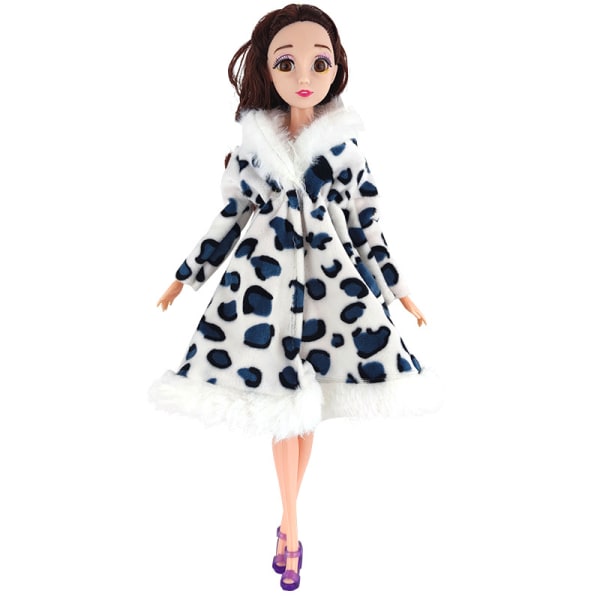 8 delar dockkläder 30 cm Barbie vintertröja kläder dockleksaker för flickor