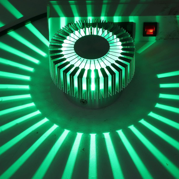 360 Luminous LED-taklampe 24 taster kontroll LED-lampeperler sol