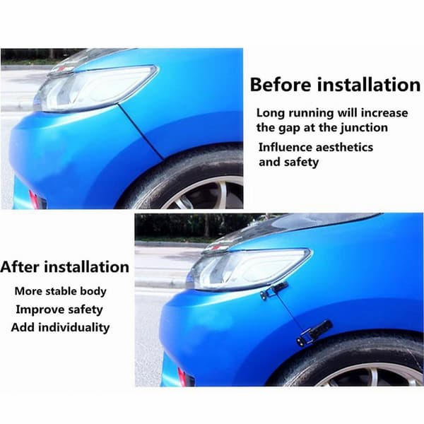 Universal Car Bumper Trunk Fender Hatch Lid Release Fasteners Kit 2Pcs