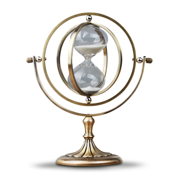 Metall Timglas Timer Glas Timer Sand Glas En Timme Vintage Liv