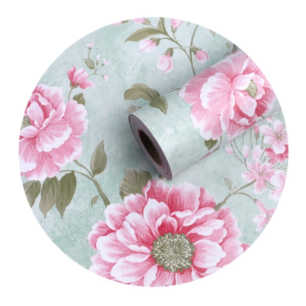 Vintage Blomsterskuffe Hyldepapir Selvhæftende Hyldeforing Ma