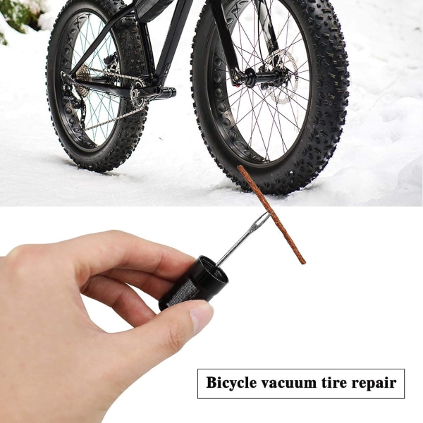 Tubeless Bicycle Tire Repair Tools Storage Tube with Steel Insert