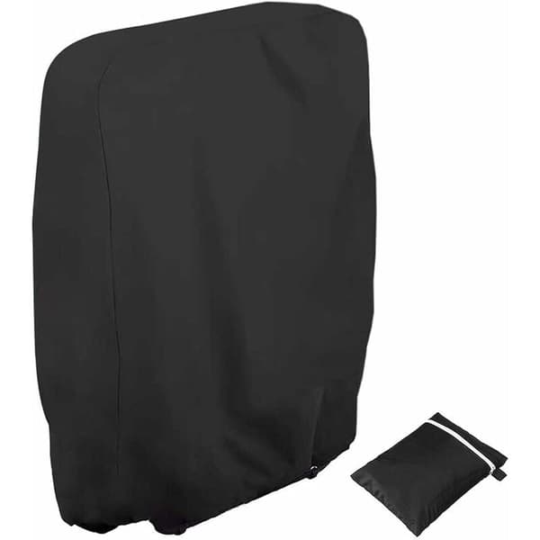 210D Oxford hopfällbart solstolsöverdrag B71×H110cm Svart