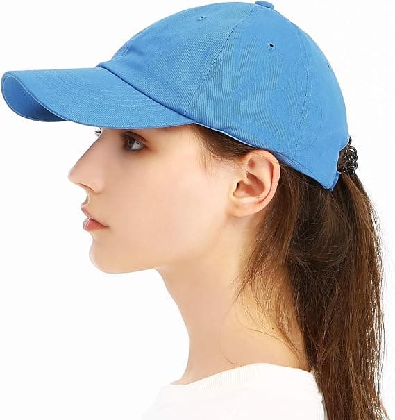 Unisex Vasket Farvet Bomuld Justerbar Solid Baseball Cap