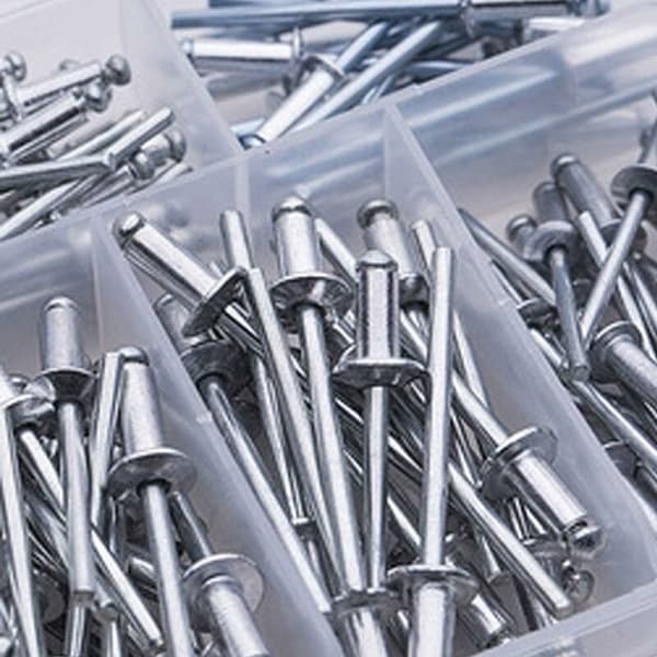 Blindnit, 120 st aluminiumlegering nit aluminium popnit dom