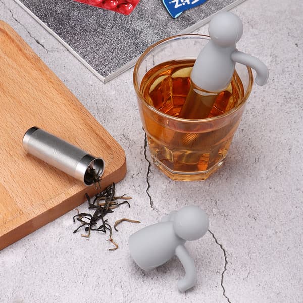 2-pack fint nät teinfuser löst teinfuser med silikonhandtag