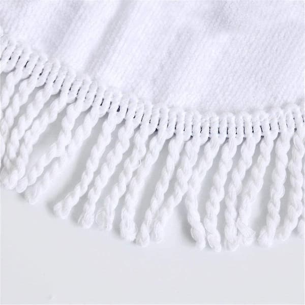 Rantapyyhe 150 X 150cm Paksu Pyöreä Rantapyyhe Ylisuuri Peitto, Mikrofi
