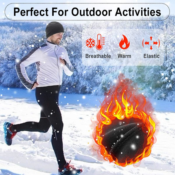 Löparmössa i fleece för män och kvinnor, One Size