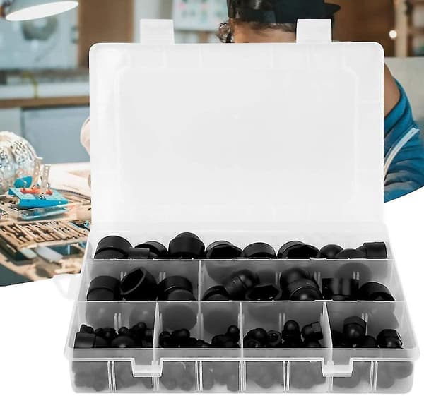 Plasthetter for bolter, mutterdeksel, sekskantmutterdeksel, beskyttelse for sekskantmutter