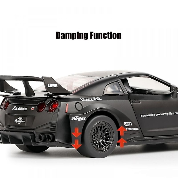 1:32 GTR CSR2 Simuleringsbilmodell Metall Diecast & Leksaksfordon Legering Dekoration Leksak Global Limited