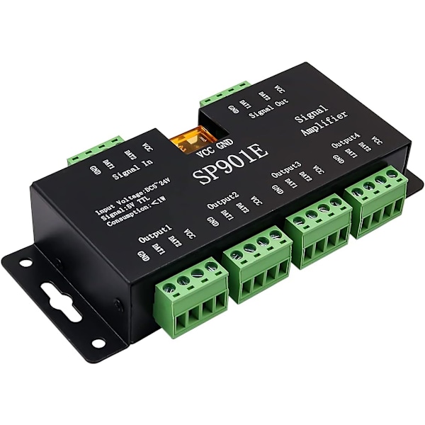 SP901E LED Pikseli WS2812B WS2811 SPI Signaalin Vahvistin Toistin WS2813 SK6812 WS2815 WS2801 SK9822:lle