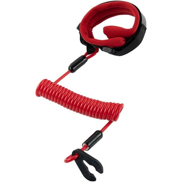 Båd Kill Switch Lanyard, Påhængsmotor Kill Switch Flameout Snor - Båd Kill Switch Håndledsrem Kompatibel