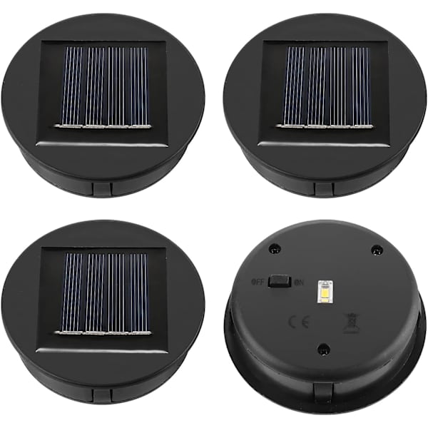 4-pack solcellslampor ersättning - solpanel - locklantern - ersättning