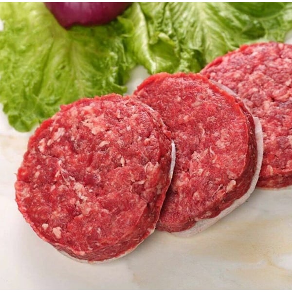 500 Ark Non-Stick Papper, Diameter 12,5cm, Papper för Strimlad Biff, Burgerpanna