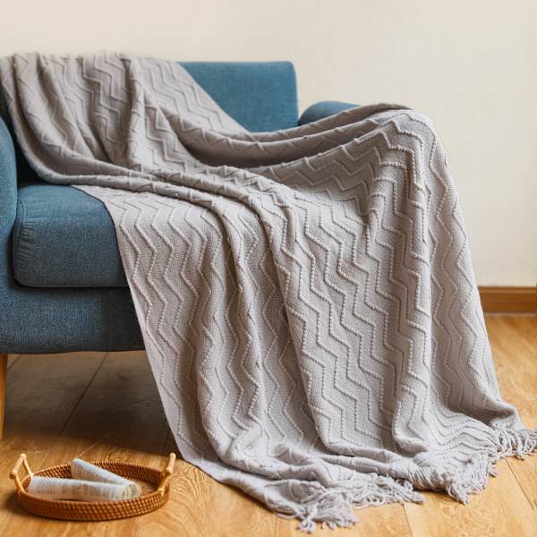 127*180cm Nordisk Stickad Filt Soffa Säng Dekorativ Sängtråd Filtar Soffa Kontor Nap Kastfilt Mjuka Handduk Säng Rutig Gobeläng Mjuk Filt