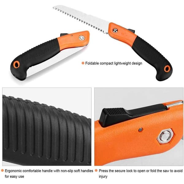 Folding Pruning Saw Hand Saw with Sharp Blade, Strong Handle
