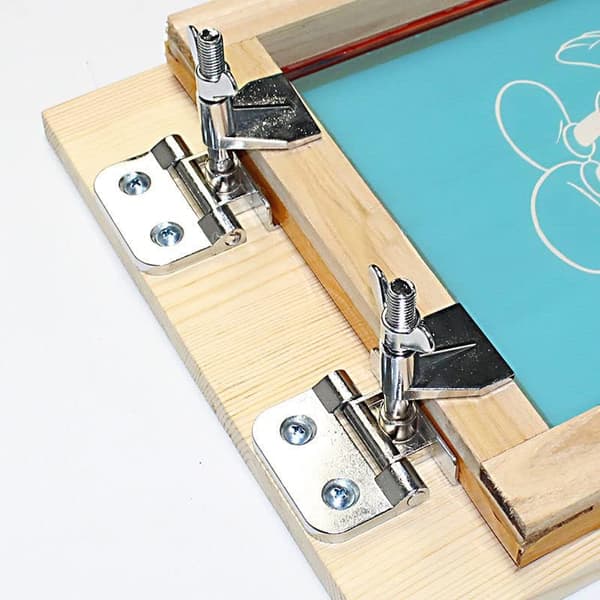 Fjärilslås för metallram för screentryck, DIY-verktyg, silver