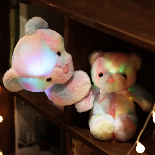 Glowing Ribbon Rainbow Gosedjur Flicka