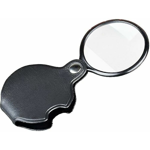 Mini lommeforstørrelsesglas 20x sammenklappelig bærbar smykkeforstørrelsesglas
