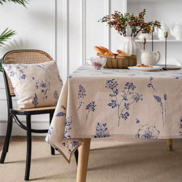 Söt rektangulär bordsduk, bordsduk 140 x 250 cm, bordsduk