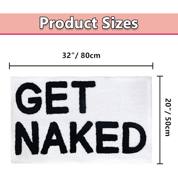 Skridsikker Bademåtte Absorberende Gulvmåtte Polyesterfiber (Polyester), Dør Bruser Bademåtte til Køkken Badeværelse Dekoration (Sort, 50x80cm)