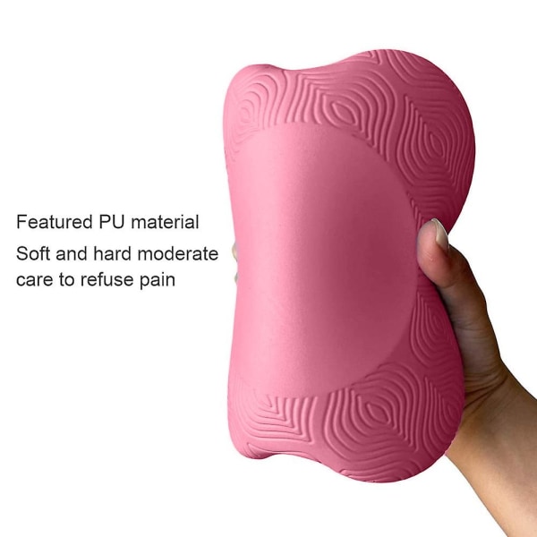 Yogaknäskydd, halkfri yogamattor för bekväm och lätt rosa