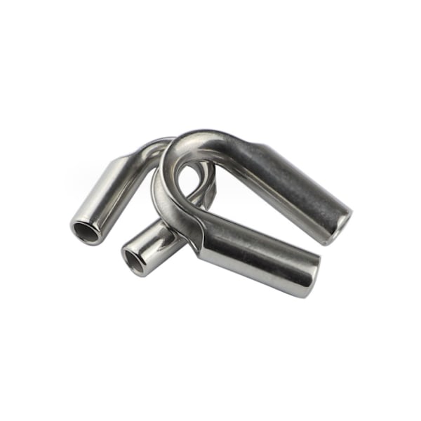 Rostfritt stål fingerborg rör fingerborg för 304 rostfritt stål rör ring vajer rund rör ring stängd（6mm 4st）