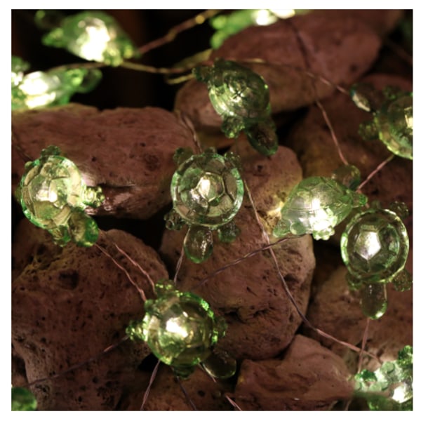 Waterproof Indoor Outdoor Tortoise Fairy Lights with 40 LEDs for